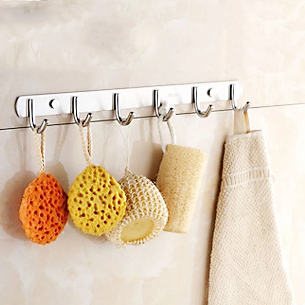 Durable Modern Stainless Steel Hook Rack Coat Hook Rack Wall Mounted Brushed Hook Rail Hat Hook Rack
Durable Modern Stainless Steel Hook Rack Coat Hook Rack Wall Mounted Brushed Hook Rail Hat Hook Rack