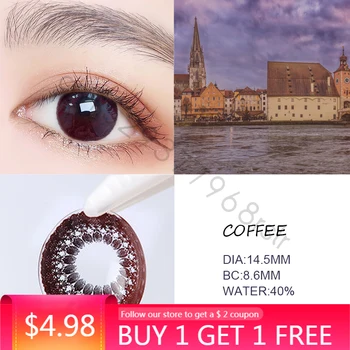 4 PCs (2 Pair) Beautiful Pupil Lace Color Contact Lenses Female Path 14.2mm Cute Multicolor Party Gift Girl Decoration Cosplay
4 PCs (2 Pair) Beautiful Pupil Lace Color Contact Lenses Female Path 14.2mm Cute Multicolor Party Gift Girl Decoration Cosplay