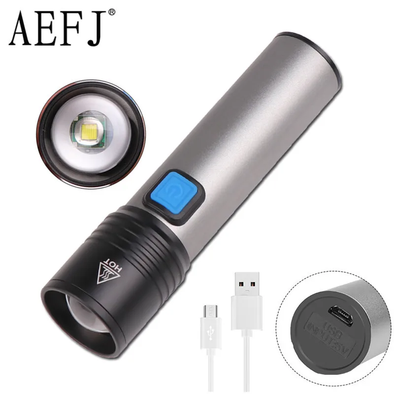 USB Rechargeable T6 LED Flashlight Portable Built-in 1200mAh lithium Battery Waterproof Camping light Zoomable Torch Output
USB Rechargeable T6 LED Flashlight Portable Built-in 1200mAh lithium Battery Waterproof Camping light Zoomable Torch Output