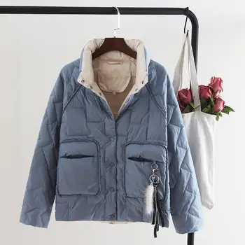 New Warm Winter Womens Short Jacket Ultra Light White Duck Down Parka Overcoat Stand Collar Single Breasted Outwear
New Warm Winter Womens Short Jacket Ultra Light White Duck Down Parka Overcoat Stand Collar Single Breasted Outwear