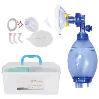 Manual Resuscitator PVC Adult Baby Kid Oxygen Bag First-Aid Kit Simple Artificial Respiration Oxygen Machine Breathing Apparatus
Manual Resuscitator PVC Adult Baby Kid Oxygen Bag First-Aid Kit Simple Artificial Respiration Oxygen Machine Breathing Apparatus