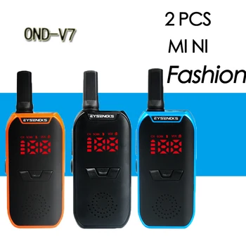 2 PCS OND-V7 MINI Walkie talkie VOX voice control UHF 400-470MHz VOX function Transceiver with Earpiece
2 PCS OND-V7 MINI Walkie talkie VOX voice control UHF 400-470MHz VOX function Transceiver with Earpiece