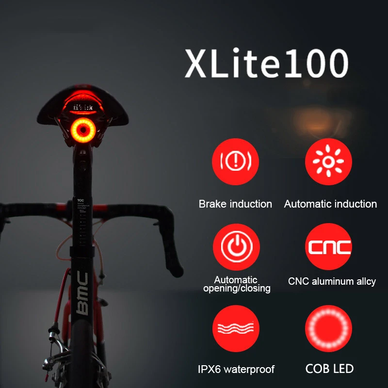 ROCKBROS Bicycle Taillight Waterproof MTB Road Bike Smart Brake Sensing Light Charging Safety Cycling Saddle Seatpost Rear Light
ROCKBROS Bicycle Taillight Waterproof MTB Road Bike Smart Brake Sensing Light Charging Safety Cycling Saddle Seatpost Rear Light