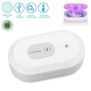 3-in-1 UV Cell Phone Sterilizer Box and Wireless Charger Aromatherapy Multi-Function Disinfection For All Phones
3-in-1 UV Cell Phone Sterilizer Box and Wireless Charger Aromatherapy Multi-Function Disinfection For All Phones