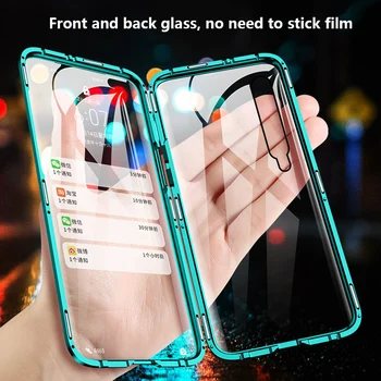 Magnetic Adsorption Metal Case For Xiaomi 10 CC9 Pro Note10 Redmi K20 Note7 8 9 Pro K30 Double-Sided Glass Magnet Cover
Magnetic Adsorption Metal Case For Xiaomi 10 CC9 Pro Note10 Redmi K20 Note7 8 9 Pro K30 Double-Sided Glass Magnet Cover