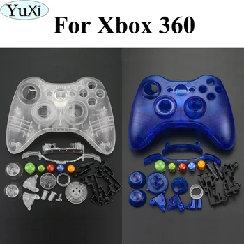 YuXi Replacement Part Clear Blue Wireless Controller Shell Case Bumper Analog sticks Buttons Game for Xbox 360
YuXi Replacement Part Clear Blue Wireless Controller Shell Case Bumper Analog sticks Buttons Game for Xbox 360