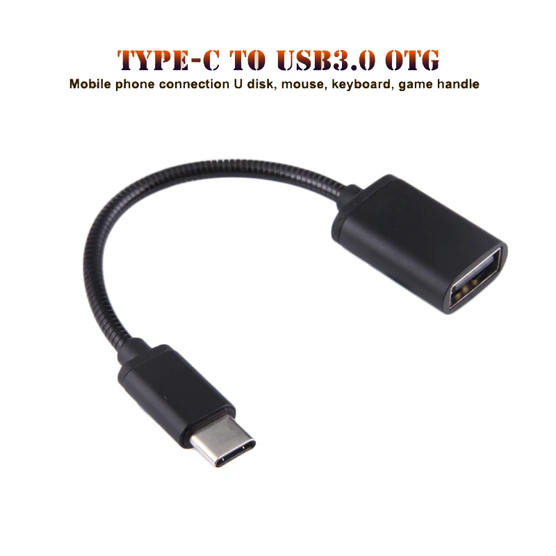 Металлический USB C 3 1 Тип папа к Женский OTG Кабель-адаптер для синхронизации данных