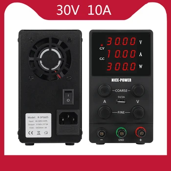 New100% USB DC Laboratory 60V 5A Regulated Lab Power Supply Adjustable 30V 10A Voltage Regulator Stabilizer 4-digit display
New100% USB DC Laboratory 60V 5A Regulated Lab Power Supply Adjustable 30V 10A Voltage Regulator Stabilizer 4-digit display