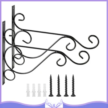 2pcs Wall Hanging Hook Hanging Basket Flowers Lamps Stand Hanging Basket Brackets Outdoor Garden Plant Hanger Hook Wall Bracket 
2pcs Wall Hanging Hook Hanging Basket Flowers Lamps Stand Hanging Basket Brackets Outdoor Garden Plant Hanger Hook Wall Bracket