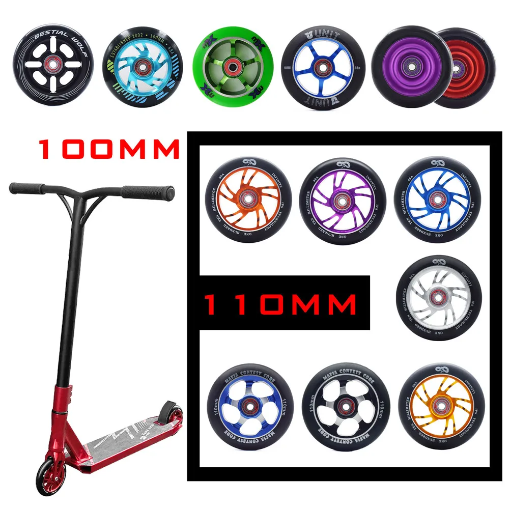 【100mm 110mm 120mm】【88A】【2 pcs / lot 】【Free Shipping】 Aluminum Alloy Scooter Wheel Bearings ABEC-9 Width 24 MM
【100mm 110mm 120mm】【88A】【2 pcs / lot 】【Free Shipping】 Aluminum Alloy Scooter Wheel Bearings ABEC-9 Width 24 MM