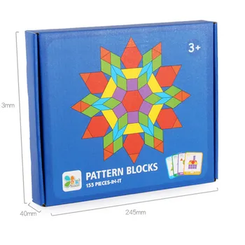 155 PCS Creative Puzzle Games Educational Toys For Children Jigsaw Puzzle Learning Kids Developing Wooden Geometric Shape Toys
155 PCS Creative Puzzle Games Educational Toys For Children Jigsaw Puzzle Learning Kids Developing Wooden Geometric Shape Toys