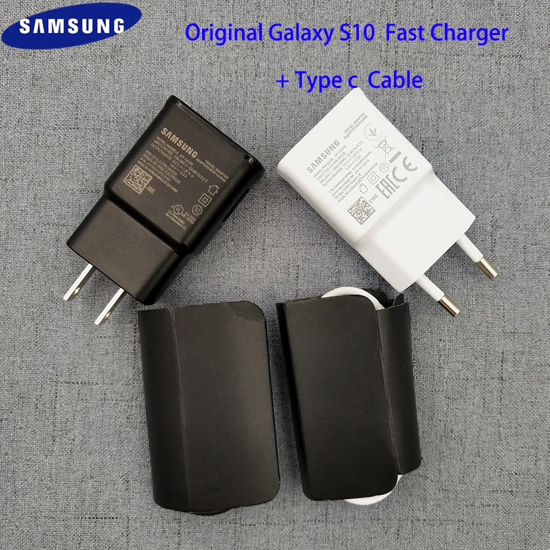 Original Samsung Galaxy S10 Fast Charger 1.67A Usb Type-C quick charge power adapter for Galaxy S10e S10plus S9 S8 note 7 8 9 10
Original Samsung Galaxy S10 Fast Charger 1.67A Usb Type-C quick charge power adapter for Galaxy S10e S10plus S9 S8 note 7 8 9 10