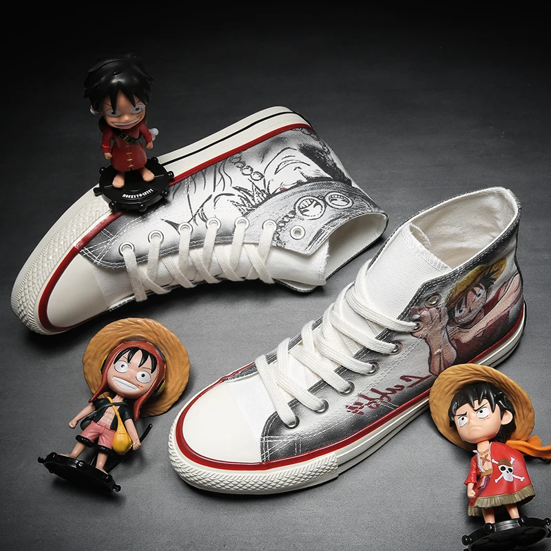 Dragon Captain spring and autumn new men's canvas shoes youth students high-top skate shoes anime leisure sports vulcanized shoe
Dragon Captain spring and autumn new men's canvas shoes youth students high-top skate shoes anime leisure sports vulcanized shoe