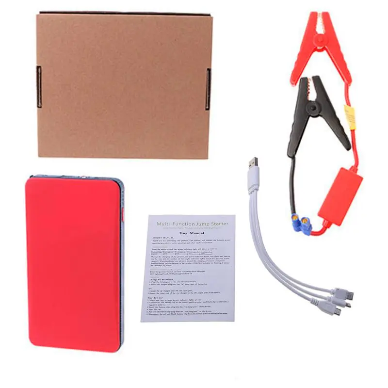 12V 20000mAh Multi-Function Car Jump Starter Power Bank Emergency Charger Booster Battery
12V 20000mAh Multi-Function Car Jump Starter Power Bank Emergency Charger Booster Battery