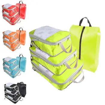 4 Pieces Travel Storage Bag Set Luggage Portable Compressible Easy To Hang and Store
4 Pieces Travel Storage Bag Set Luggage Portable Compressible Easy To Hang and Store