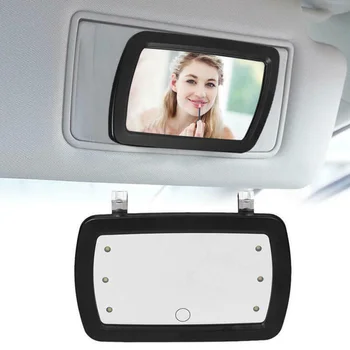 Car Sun Visor Mirror LED Lighted Vanity Mirrors Makeup Sunshading Cosmetic Black Clip On Automobile Mirror Covers
Car Sun Visor Mirror LED Lighted Vanity Mirrors Makeup Sunshading Cosmetic Black Clip On Automobile Mirror Covers