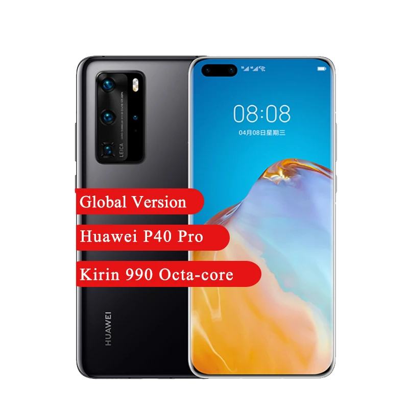 Глобальная версия Huawei P40 Pro 5G мобильный телефон 8 Гб 256 6 58 ''HUAWEI Kirin 990 Octa core 50 МП
