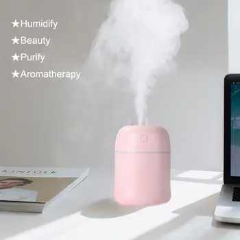 Ultrasonic Mini Humidifier LED USB Cool Mist Air Purifier Aroma-Diffuser Spa 220ml Negative Ion Electric Humidifiers for Home
Ultrasonic Mini Humidifier LED USB Cool Mist Air Purifier Aroma-Diffuser Spa 220ml Negative Ion Electric Humidifiers for Home