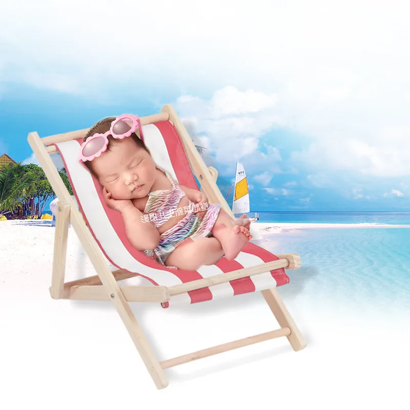 Newborn Photography Prop Handmade Vintage Wooden Beach Chair for Baby Photography Props Newborn Photo Posing Props Infantil
Newborn Photography Prop Handmade Vintage Wooden Beach Chair for Baby Photography Props Newborn Photo Posing Props Infantil