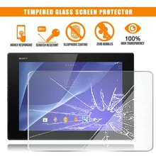 Protecteur d'écran pour tablette Sony Xperia Z2 LTE, Film en verre trempé, résistant aux rayures, anti-empreintes digitales=