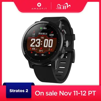 Original Amazfit Stratos Smartwatch Smart Watch Bluetooth GPS Calorie Count Heart Monitor 50M Waterproof for Android iOS Phone
Original Amazfit Stratos Smartwatch Smart Watch Bluetooth GPS Calorie Count Heart Monitor 50M Waterproof for Android iOS Phone