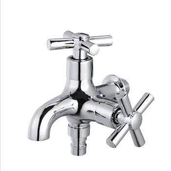 G1/2 Brass One Into Two Out Washing Machine Faucet Double Switch Double Control Single Cold tap European Cross Hand Wheel Balcony Mop Pool Bibcock
G1/2 Brass One Into Two Out Washing Machine Faucet Double Switch Double Control Single Cold tap European Cross Hand Wheel Balcony Mop Pool Bibcock
