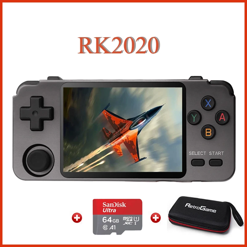 Metal Version RK2020 Video Game Consoles 3.5 Inch IPS Screen Retro Handheld Game Player for PSP/PS1/N64/NDS/DC Support TV Output
Metal Version RK2020 Video Game Consoles 3.5 Inch IPS Screen Retro Handheld Game Player for PSP/PS1/N64/NDS/DC Support TV Output