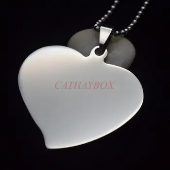 50PCS/Lot Silver Color High polished Stainless steel Flared Heart Blank Dog Tag Charm Pendant
50PCS/Lot Silver Color High polished Stainless steel Flared Heart Blank Dog Tag Charm Pendant