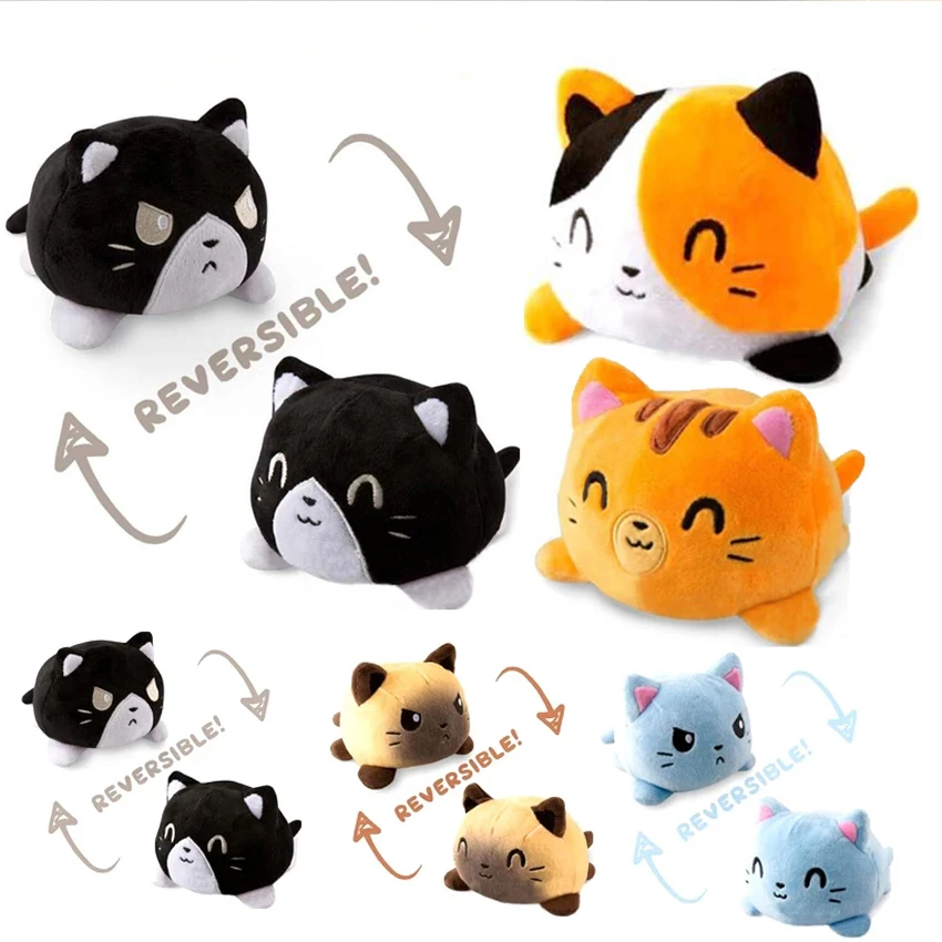 New Reversible Plush Toy Color Cat Gato plush doll Filled Plush Flip Toy color Plush Toy Doll Gift for child
New Reversible Plush Toy Color Cat Gato plush doll Filled Plush Flip Toy color Plush Toy Doll Gift for child