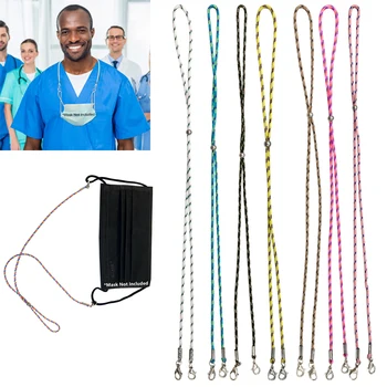 Face Mask Lanyard Mask Holder Adjustable Anti-dirty Anti-lost Ear Hanging Mask Rop Two Hooks Mask for Face Fashion Halter Ropes
Face Mask Lanyard Mask Holder Adjustable Anti-dirty Anti-lost Ear Hanging Mask Rop Two Hooks Mask for Face Fashion Halter Ropes