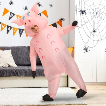 Foldable Portable Cosplay Inflatable Costume Halloween Adult Props Cartoon Christmas Funny Party Waterproof Breathable Pig Shape
Foldable Portable Cosplay Inflatable Costume Halloween Adult Props Cartoon Christmas Funny Party Waterproof Breathable Pig Shape