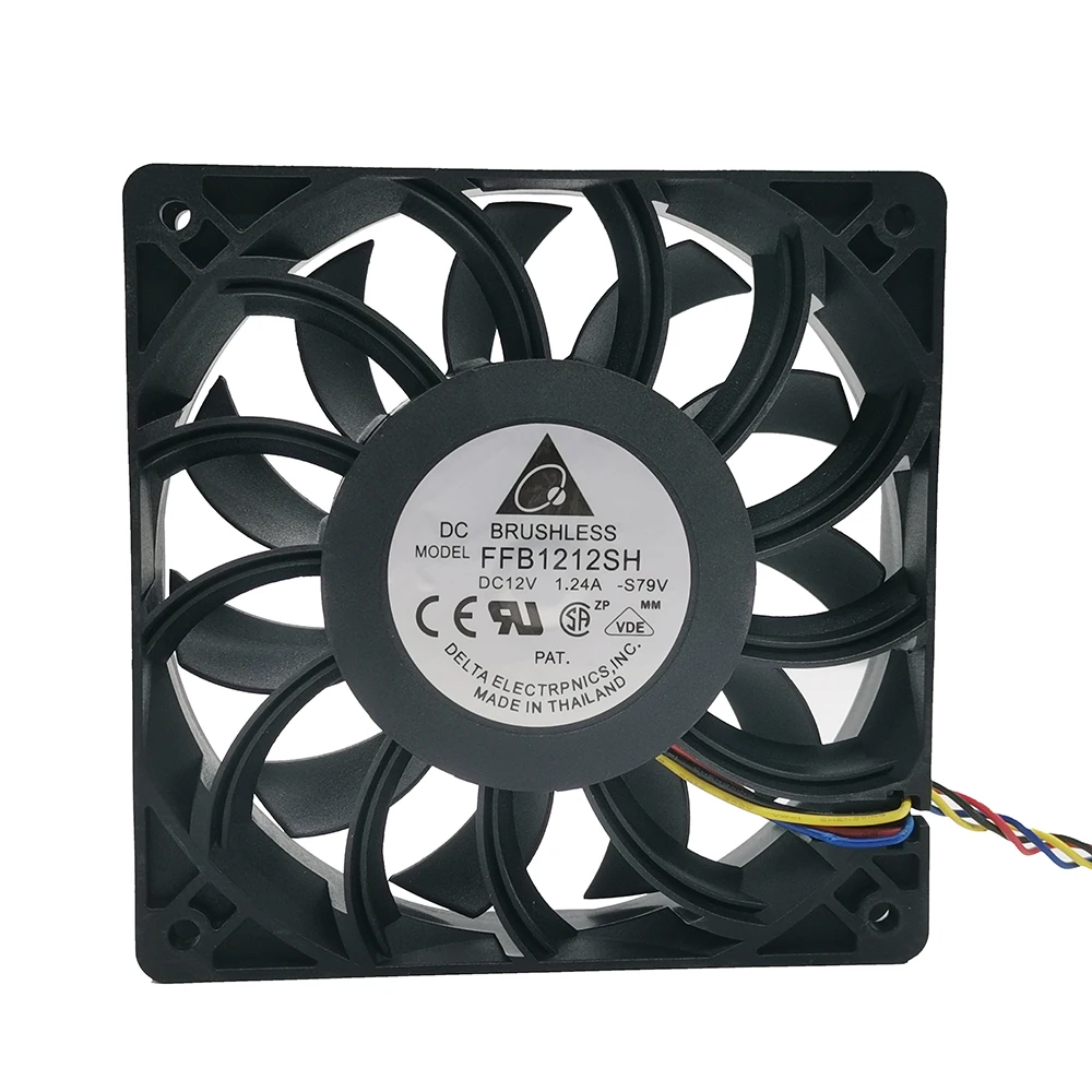 Brand new genuine Delta FFB1212SH 12025 12V 1.24a 12cm high speed and large air volume fan
Brand new genuine Delta FFB1212SH 12025 12V 1.24a 12cm high speed and large air volume fan
