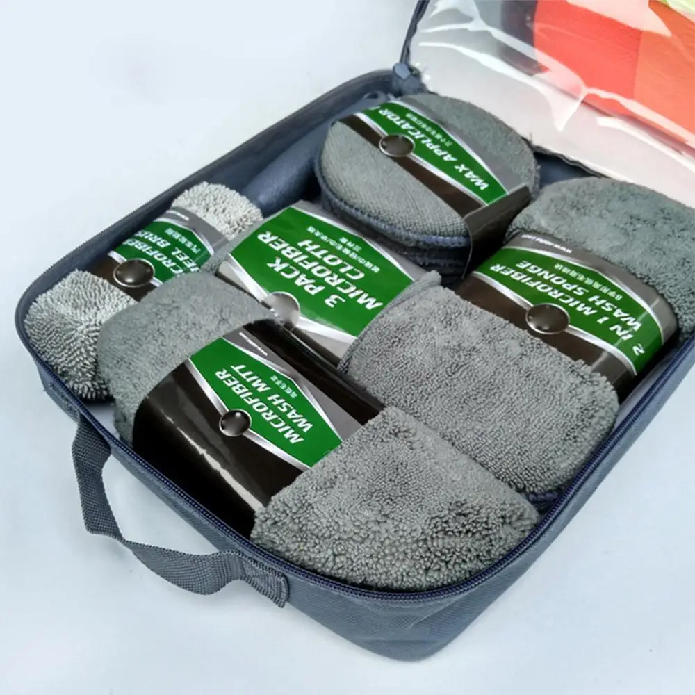 9pcs Microfiber Towel Detailing Car Wheel Brush Sponge kit For Waxing Combination Car Cleaning Tools
9pcs Microfiber Towel Detailing Car Wheel Brush Sponge kit For Waxing Combination Car Cleaning Tools