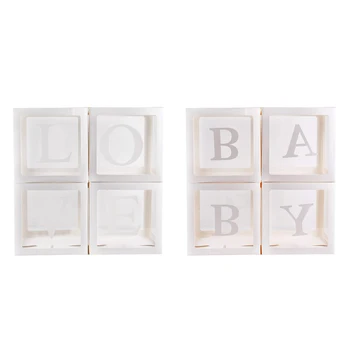 4Pcs/Set DIY Transparent Balloon Box for Boy Girl Baby Shower Wedding Birthday Party Decoration
4Pcs/Set DIY Transparent Balloon Box for Boy Girl Baby Shower Wedding Birthday Party Decoration