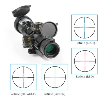 1-4x28 Reticle Sight Optic Rifle Scope Sight Red Green Blue Illuminated Light Cross Reticle Airsoft Air Gun Sight for Hunting
1-4x28 Reticle Sight Optic Rifle Scope Sight Red Green Blue Illuminated Light Cross Reticle Airsoft Air Gun Sight for Hunting