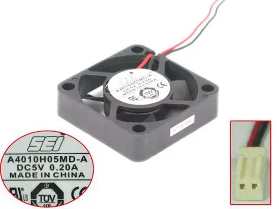 SEI A4010H05MD-A DC 5V 0.20A 40x40x10mm 2-проводной серверный квадратный вентилятор
SEI A4010H05MD-A DC 5V 0.20A 40x40x10mm 2-проводной серверный квадратный вентилятор