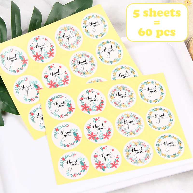 5Sheets=60Pcs Thank you Adhesive Stickers Sealing Label Stickers Handmade Paper Stickers For Gifts Girls Flowers Stickers
5Sheets=60Pcs Thank you Adhesive Stickers Sealing Label Stickers Handmade Paper Stickers For Gifts Girls Flowers Stickers