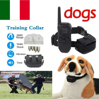 Italia Controllo vibrazione del cane Controllo antiabbaio Formazione elettrica Collare per cani scarica suono vari modelli
Italia Controllo vibrazione del cane Controllo antiabbaio Formazione elettrica Collare per cani scarica suono vari modelli