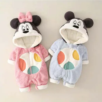Baby Winter Suit Clothes 0-15 Months Baby Girl Romper Cute Princess Jumpsuit Men and Women Baby Cartoon Thickened Hooded Romper 
Baby Winter Suit Clothes 0-15 Months Baby Girl Romper Cute Princess Jumpsuit Men and Women Baby Cartoon Thickened Hooded Romper