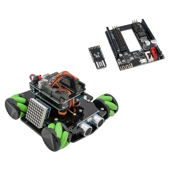1pcs DIY Obstacle Avoidance Smart Programmable Robot Car Educational Learning Kit with Mecanum Wheels for Arduino UNO - Set D
1pcs DIY Obstacle Avoidance Smart Programmable Robot Car Educational Learning Kit with Mecanum Wheels for Arduino UNO - Set D