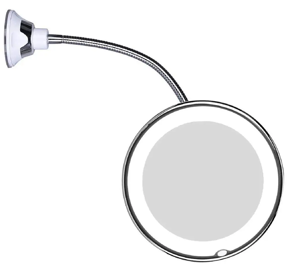 10X Magnifying Makeup Mirror,Dimmable Light and 360 Degree Swivel, Portable Cordless Home Bathroom Vanity Mirror
10X Magnifying Makeup Mirror,Dimmable Light and 360 Degree Swivel, Portable Cordless Home Bathroom Vanity Mirror