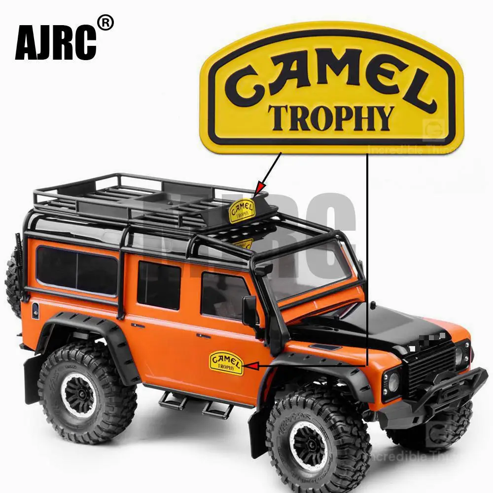 AJRC 1/10 Metal Sticker Camel Trophy Badge LOGO For 1/10 RC Crawler Car Defender Traxxas TRX4 RC4WD D90 D110
AJRC 1/10 Metal Sticker Camel Trophy Badge LOGO For 1/10 RC Crawler Car Defender Traxxas TRX4 RC4WD D90 D110