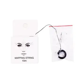 10M Eyebrow Mark Line For Beginners Microblading Mapping Thread String Eyebrow Marker Disposable Pre-Inked C0E3