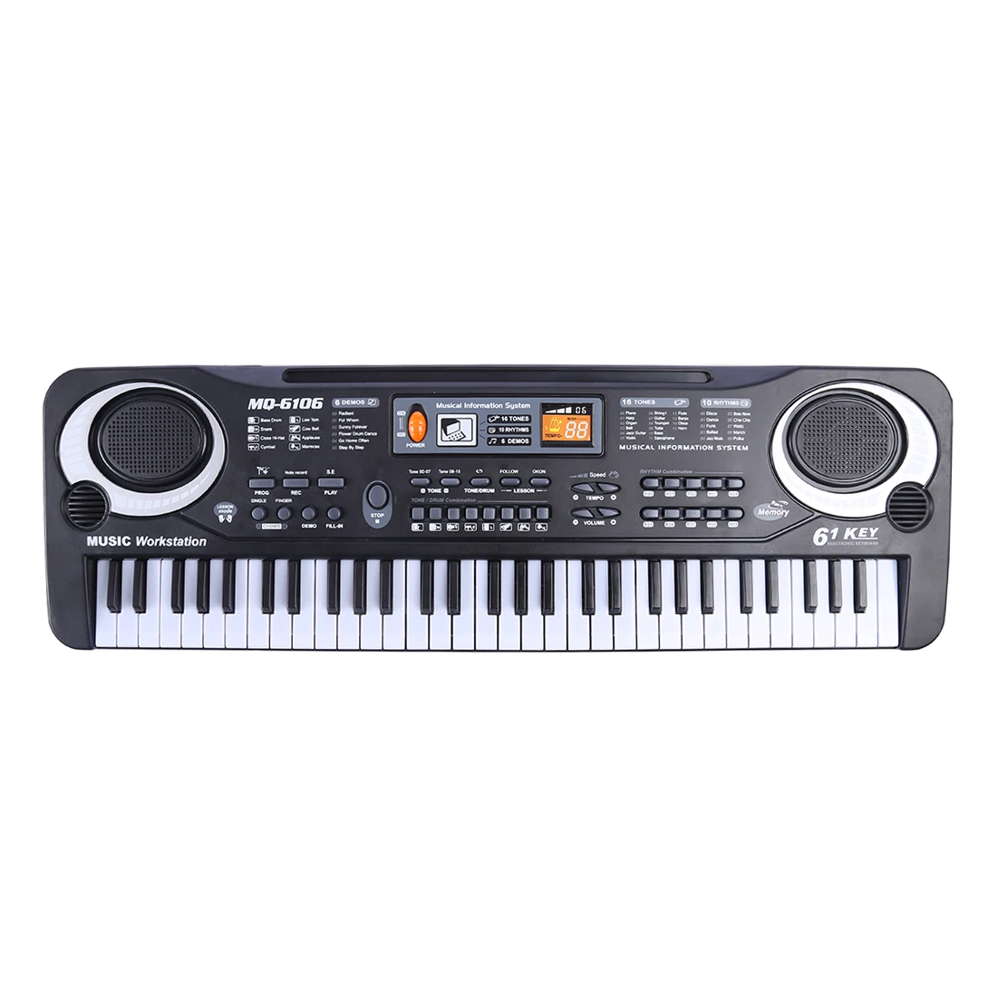 Beginner 61 Key Electronic Keyboard Piano Early Education Puzzle Musical Toy for Children - Type 6106
Beginner 61 Key Electronic Keyboard Piano Early Education Puzzle Musical Toy for Children - Type 6106