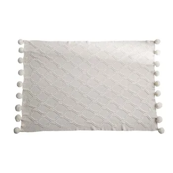 Knitted Home Blanket with Balls Bedspread Thin Quilt Rectangle Chair Couch Cover Plaid Baby Wraps Quilt
Knitted Home Blanket with Balls Bedspread Thin Quilt Rectangle Chair Couch Cover Plaid Baby Wraps Quilt