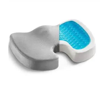 Gel Enhanced Seat Cushion - Non-Slip Orthopedic Gel Memory Foam Coccyx Cushion for Tailbone Pain - Office Chair Car Seat Cushion
Gel Enhanced Seat Cushion - Non-Slip Orthopedic Gel Memory Foam Coccyx Cushion for Tailbone Pain - Office Chair Car Seat Cushion