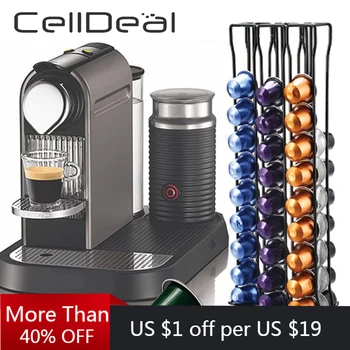 Metal Practical Coffee Pod Holder Iron Chrome Plating Stand Coffee Capsule Storage Rack for 60pcs Nespresso Capsule
Metal Practical Coffee Pod Holder Iron Chrome Plating Stand Coffee Capsule Storage Rack for 60pcs Nespresso Capsule