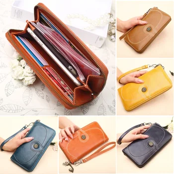 Retro Women Wallet Large Capacity PU Leather Zipper Wallet Coin Purse Card Case Cell Phone Clutches Bag Handbag Lady Purse
Retro Women Wallet Large Capacity PU Leather Zipper Wallet Coin Purse Card Case Cell Phone Clutches Bag Handbag Lady Purse