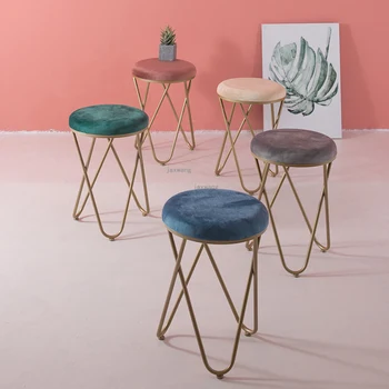 Nordic Simple Stool Modern Livingroom Light Luxury Makeup Stool Princess Dressing Table Stool Dressing Chair
Nordic Simple Stool Modern Livingroom Light Luxury Makeup Stool Princess Dressing Table Stool Dressing Chair