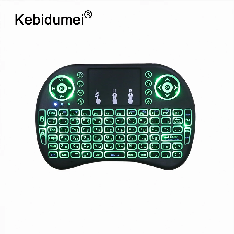 i8 Mini 2.4G Wireless Keyboard Touchpad Color Backlit Air Mouse Russian For Android TV Box for Xbox Smart TV PC for PS3/PS4 HTPC
i8 Mini 2.4G Wireless Keyboard Touchpad Color Backlit Air Mouse Russian For Android TV Box for Xbox Smart TV PC for PS3/PS4 HTPC